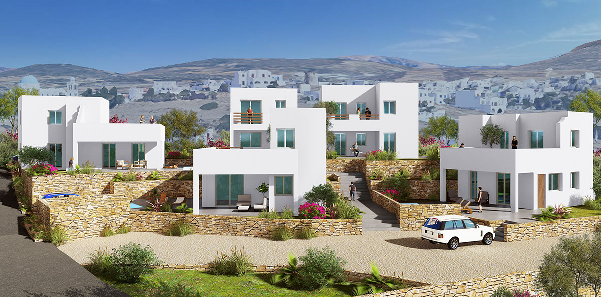 GLINADO villas and houses in Naxos