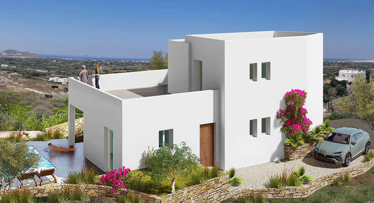 GLINADO villas and houses in Naxos