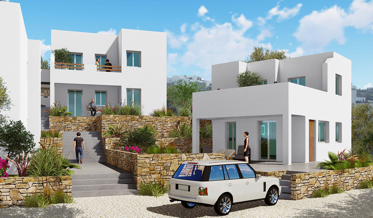 GLINADO villas and houses in Naxos