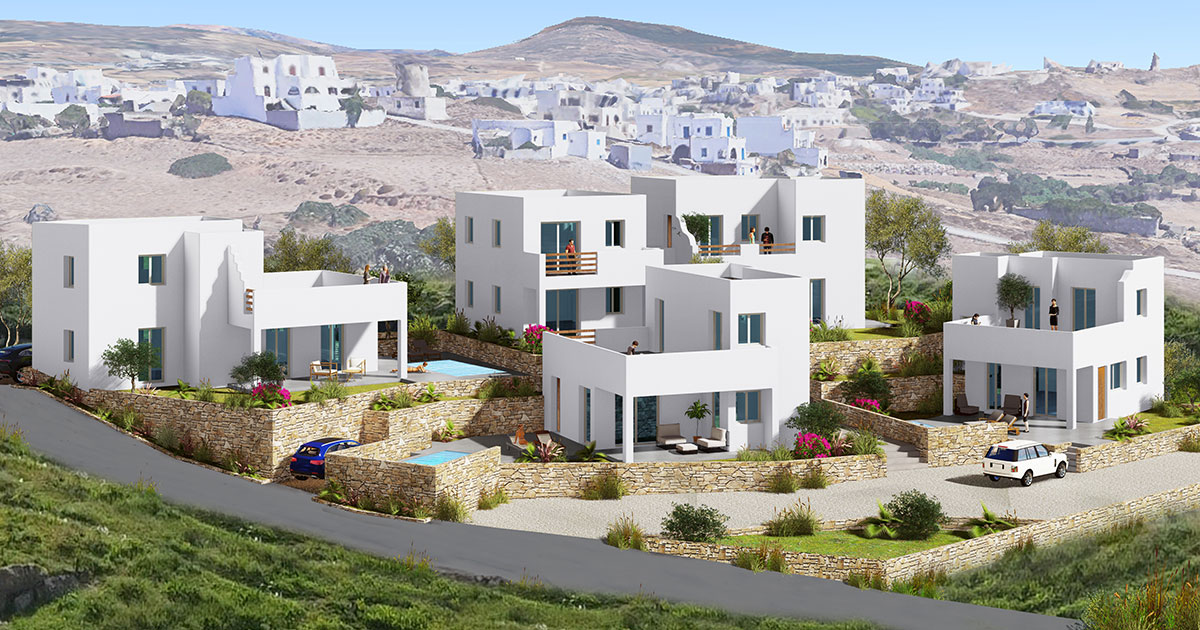 GLINADO villas and houses in Naxos